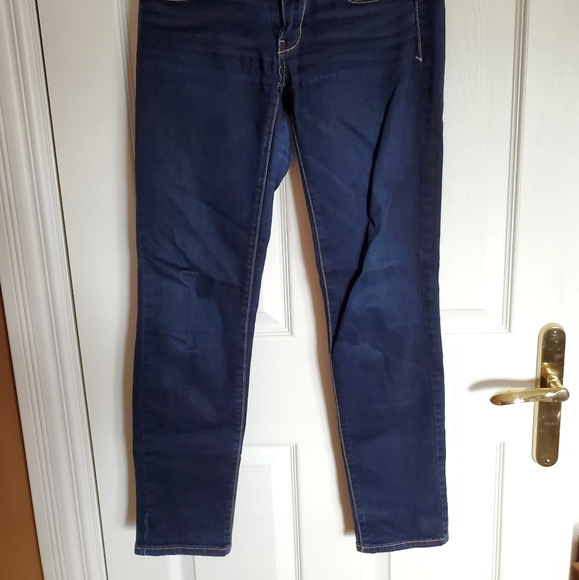 American Eagle navy indigo skinny jeans - Picture 3 of 3
